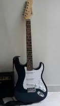Comprar Guitarra Electrica Poco Uso Fretmaster Con Amplificador