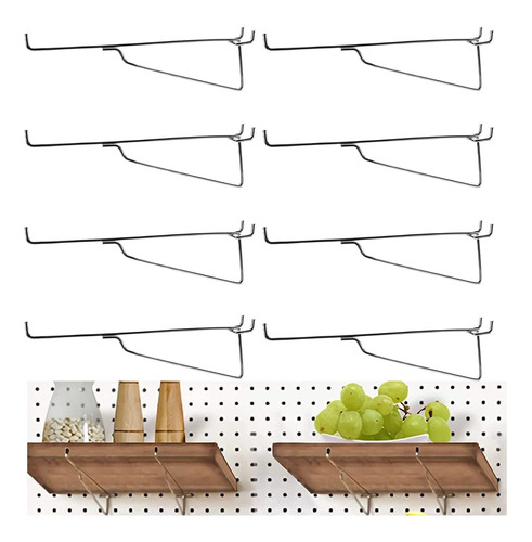 Norjin 8 Gancho Metal 8  Clavija Estante Para Banco Trabajo