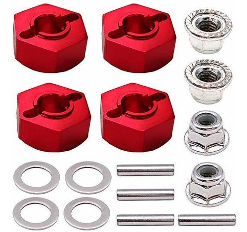 Aluminum Front & Rear Wheel Hex Hubs 12mm Replace 3654,1654 