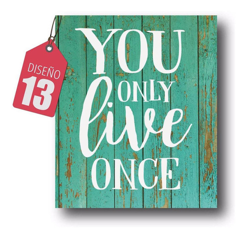 Cuadros Decorativos Frases 25x30 - Cuadritos Con Vinilos