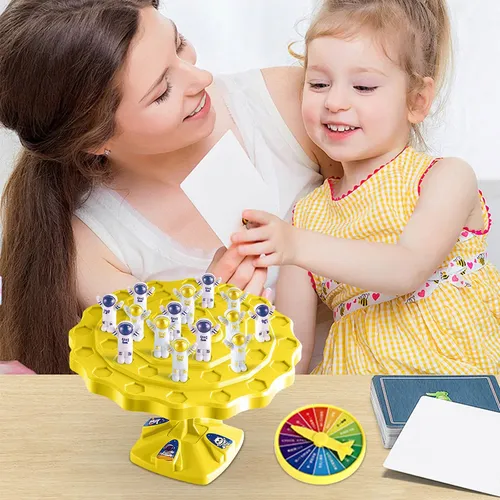 Árbol De Equilibrio De Astronautas – Juguete Matemático Educativo Con Dados – Desarrolla La Lógica Y Habilidades – Interacción Familiar