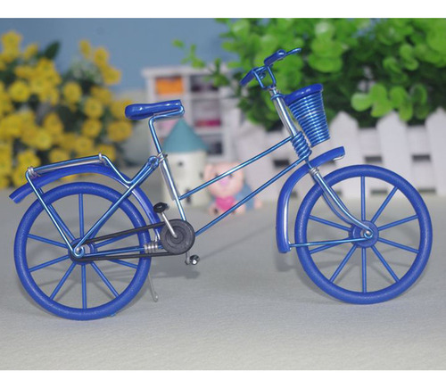 Estatueta De Modelo De Bicicleta Antiga