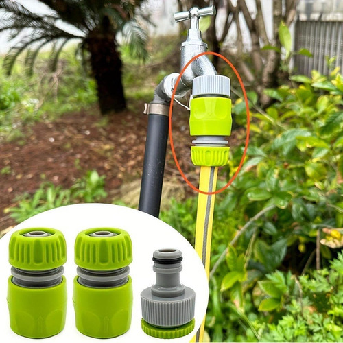 3x Adaptador De Manguera De Jardín, Conector De Manguera De