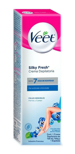 Crema Depilatoria Silky Fresh Veet 100 Ml