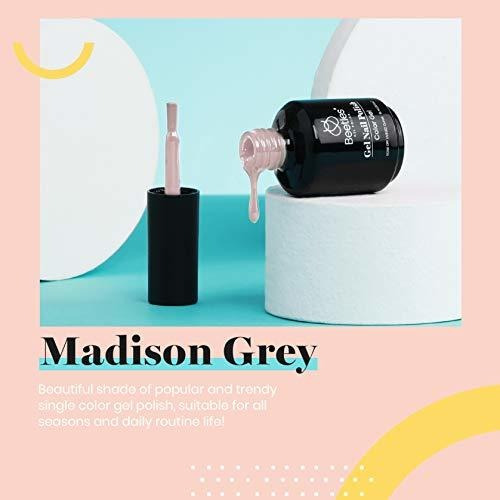 Esmalte De Uña En Gel 15ml En Gris Madison Acabado Brillant