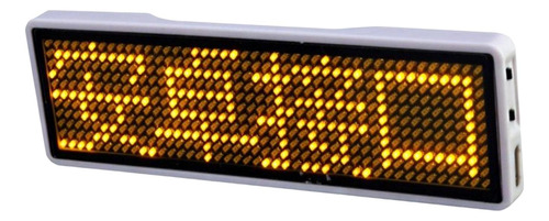 Letrero Led, Cartelera, Señalización, Nombre Led, Amarillo