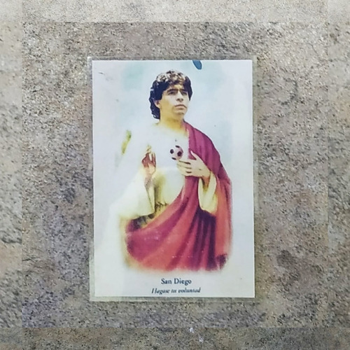 Imagen 1 de 6 de Estampita Santo Diego Maradona