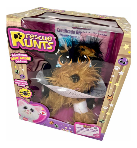 Peluche Grande Perrito Yorkie Rescue Runs Original Kreker