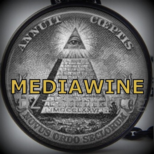 Pingente Illuminati Annuit Coeptis N. O. S. - Cabochão Black