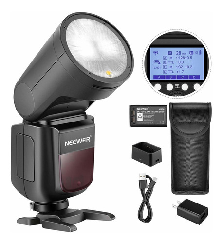 V1 Flash Speedlight Para Camara Sony Mirrorless 76 2,4 Ttl