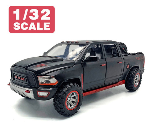 1:32 Dodge Ram Trx Pickup Metal Diecast Coches Modelo Coche