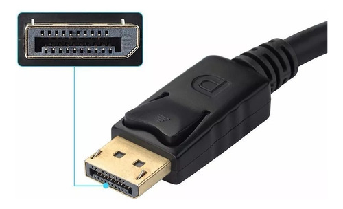 Cable Displayport A Hdmi 2.0 4k 1,8m Calidad Premium