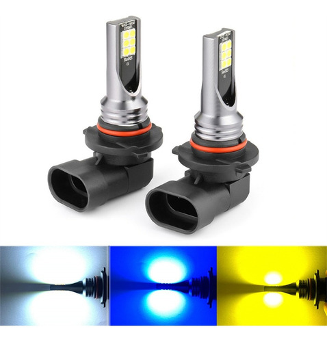 H11 Luz Led Antiniebla Luz Diurna Bombillas Threecolor Light