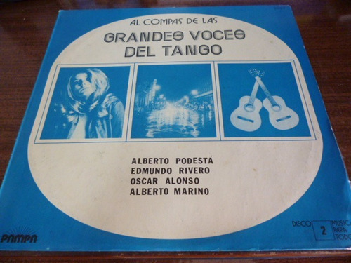 Alberto Podesta Edmundo Rivero Grandes Voces Tango Vinilo