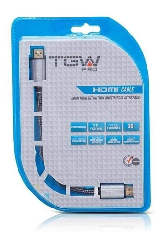 Cable Hdmi Tgw Pro Ps4 Ps3 Xbox 360 One Pc 3d 4k 