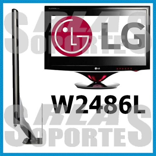 Soporte Pared Adapt Tv Monitor LG W2486l Sin Orificios Vesa