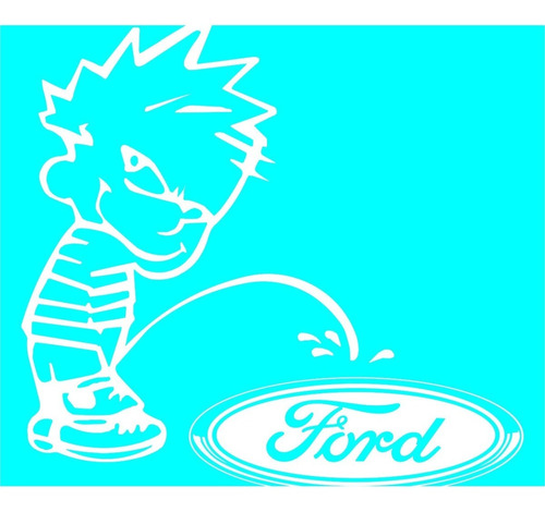 Calcomanías Logo Ford 06 - 30 X 29 Cm Graficastuning