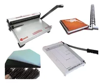 Comprar Kit Encadernadora + Guilhotina + 200 Insumos