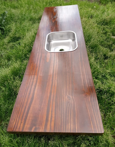 Imagen 3 de 10 de Mesada, Tablón, Cocina,madera