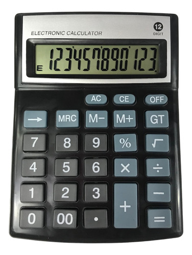 Calculadora Electrónica 12 Dígitos Display Oficina Escolar