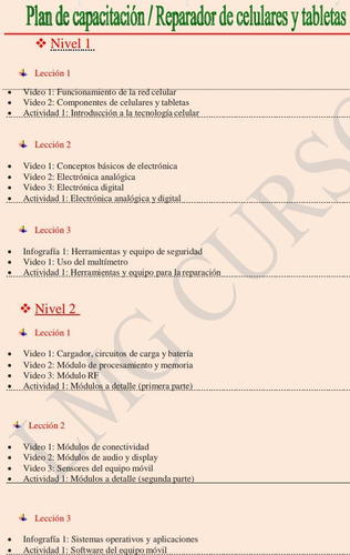 Imagen 1 de 2 de Curso Práctico De Reparación De Celulares Y Tabletas