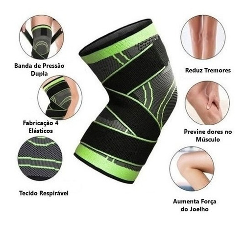 Joelheira Tensor Protetora Joelho Ciclismo Envio 24 Hs