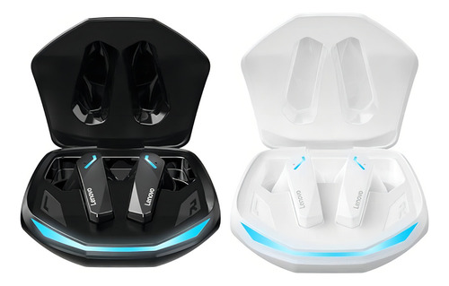 Auriculares inalámbricos Bluetooth 5.3 Lenovo Gm2 Pro Tws, color negro