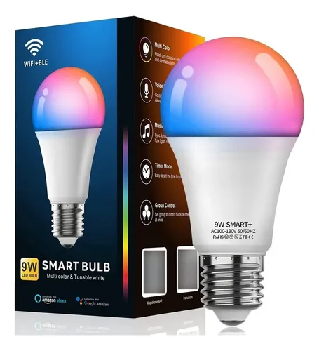 Lampadina Connessa Tapo Wifi TP-Link, Lampadina LED E27 Bianca Calda Compatibile Con Alexa Google Home E Siri Tapo L510e 89896400