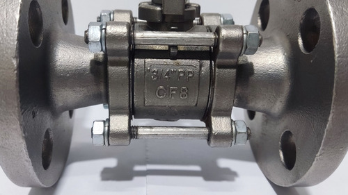 Fv Conexões Válvula Esfera Flangeada Cl 300 3/4 Pp Cf8