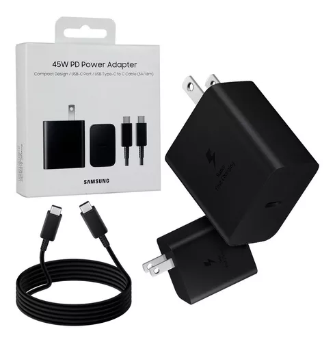 Cargador Carga Rápida 45w + Cable Para iPhone 14/ Pro/ Max