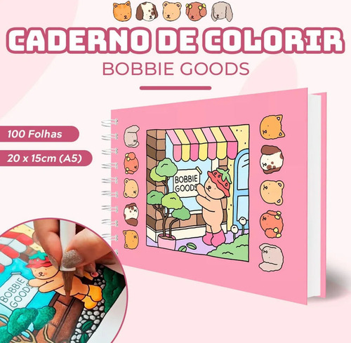Libro De Colorear From Two Paint Bobbie Goods, 100 Hojas