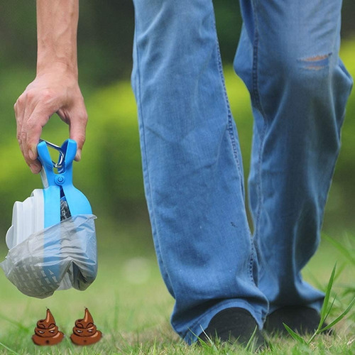 Recogedor Y Dispensador De Bolsas Para Caca De Perro Mascota