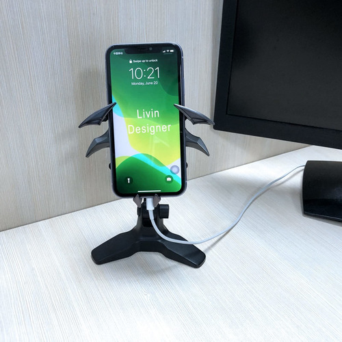 Imagen 2 de 7 de Bati Soporte Holder Para Celulares iPhone Y Android Batman