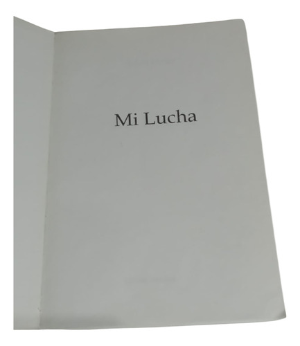 Libro Mi Lucha Adolf Hitler Documento Historico