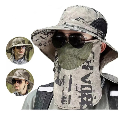 Gorra Solar Unisex Con Protección Uv De 360°