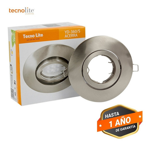 Lámpara de interiores para empotrar Tecnolite YD-360/S base GX5.3