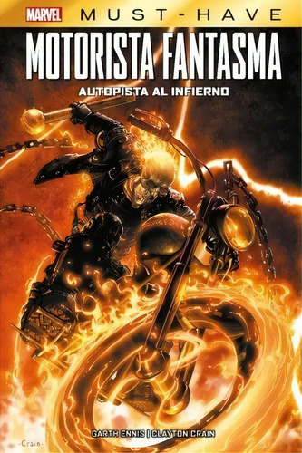 Motorista Fantasma Autopista Al Infierno, De Clayton Crain. Editorial Panini Comics En Español