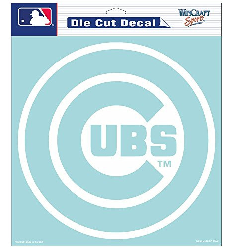 Mlb Chicago Cubs Troqueladas Decal, 8  X 8 , Del Color Del E