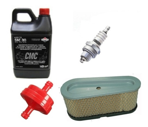 Kit Filtro Nafta Aire 496894 Aceite Bujia Briggs&stratton