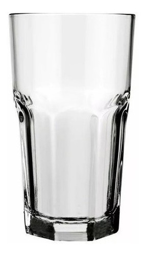 Vaso Vidrio Bristol Fasetado 340 Ml Nadir Cod.2611 X12u