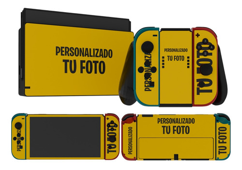 Skins Personalizada Para Nintendo Switch Oled + 2 Stickers Personalizado