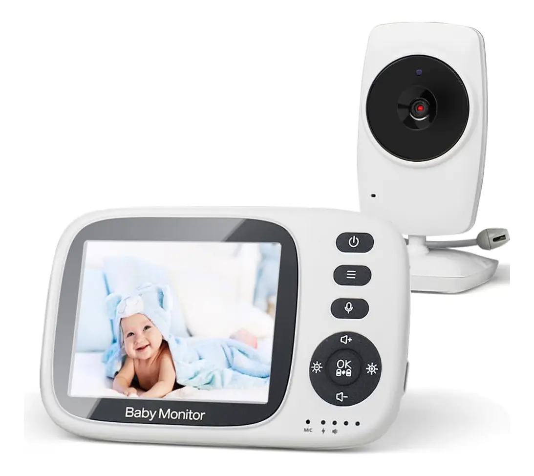 Monitor para Bebés Cesar Inalámbrico con Pantalla de 3.2" y Visión Nocturna