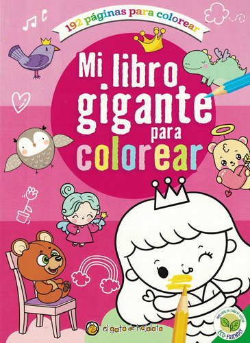 Mi Libro Gigante Para Colorear Rosa 2 - Gato De Hojalata