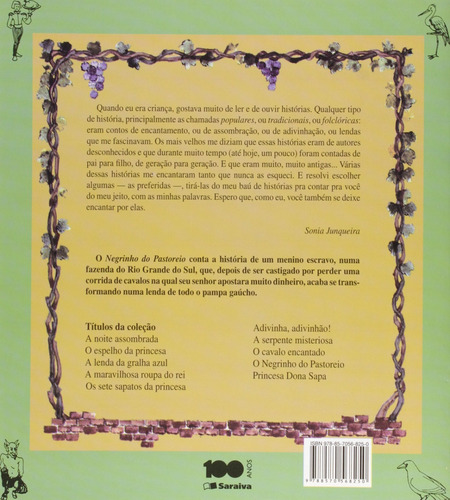 Negrinho Do Pastoreiro O Atual, De Sonia Junqueira. Editora Atual Em Português