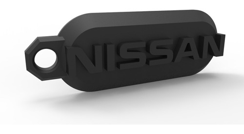 Llavero Nissan Personalizado Numero Telefono O Patente 3d