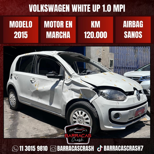 Volkswagen White Up! 1.0 Mpi