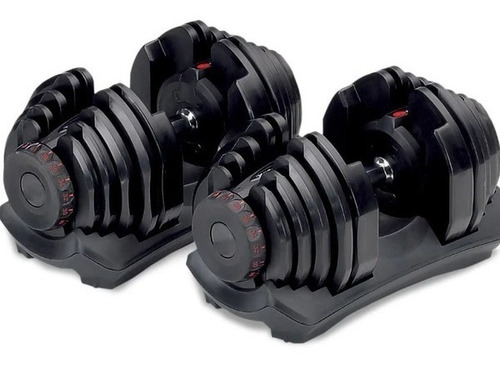 Set De 2 Mancuernas Ajustables Dumbbell 40 Kg