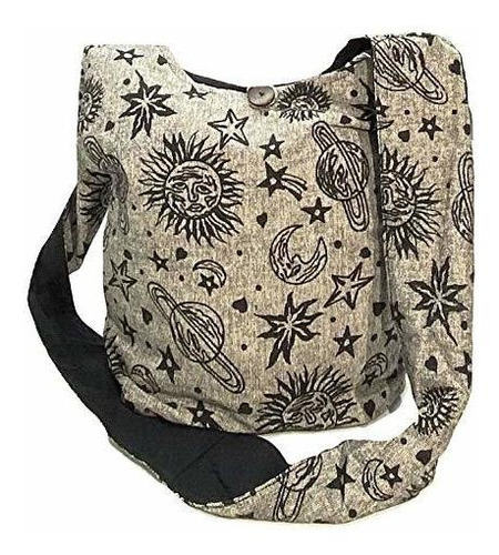 Monedero Celestial Cross Body Shoulder Bag En Gris De