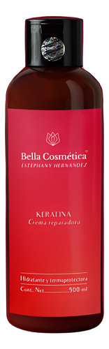 Keratina Natural. Crema Reparadora 500ml. Bella Cosmética.