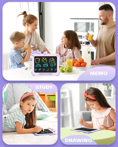 Tableta De Escritura Lcd Bravokids Para Niños, Datos Infanti